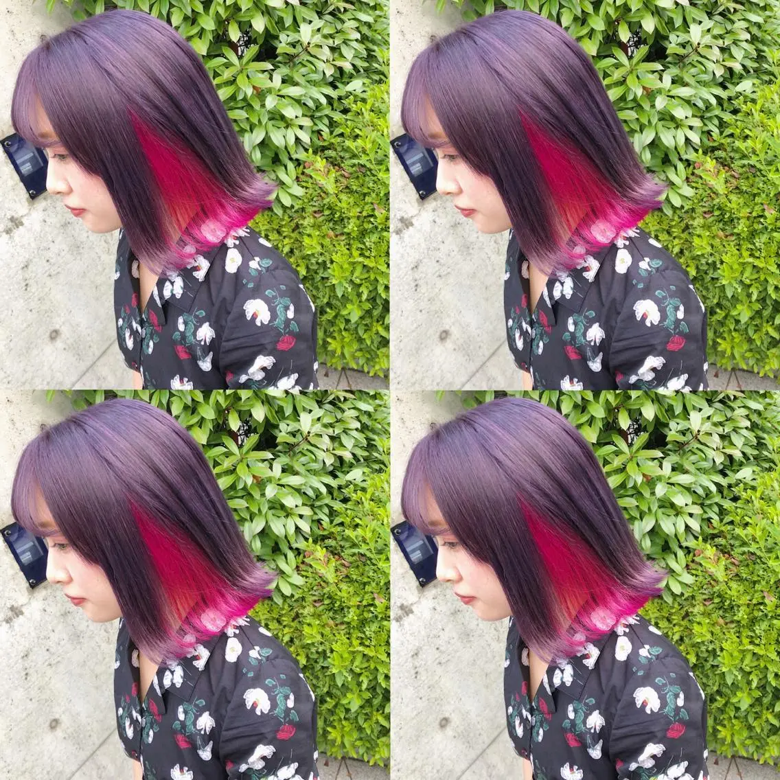ミディアム カラー ヘアアレンジ メンズ キッズ ヘアカラー トリートメント ヘアセット 💟Chloe原宿店 🩶ハイトーンのヘアスタイル
