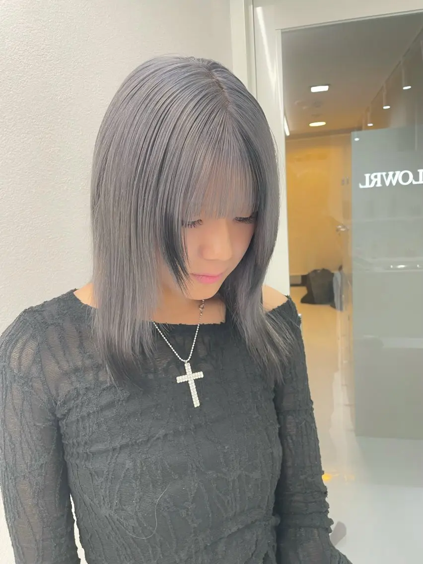 カラー ヘアカラー トリートメント 🫧ハイトーン デザイン✨RYUKIのヘアスタイル