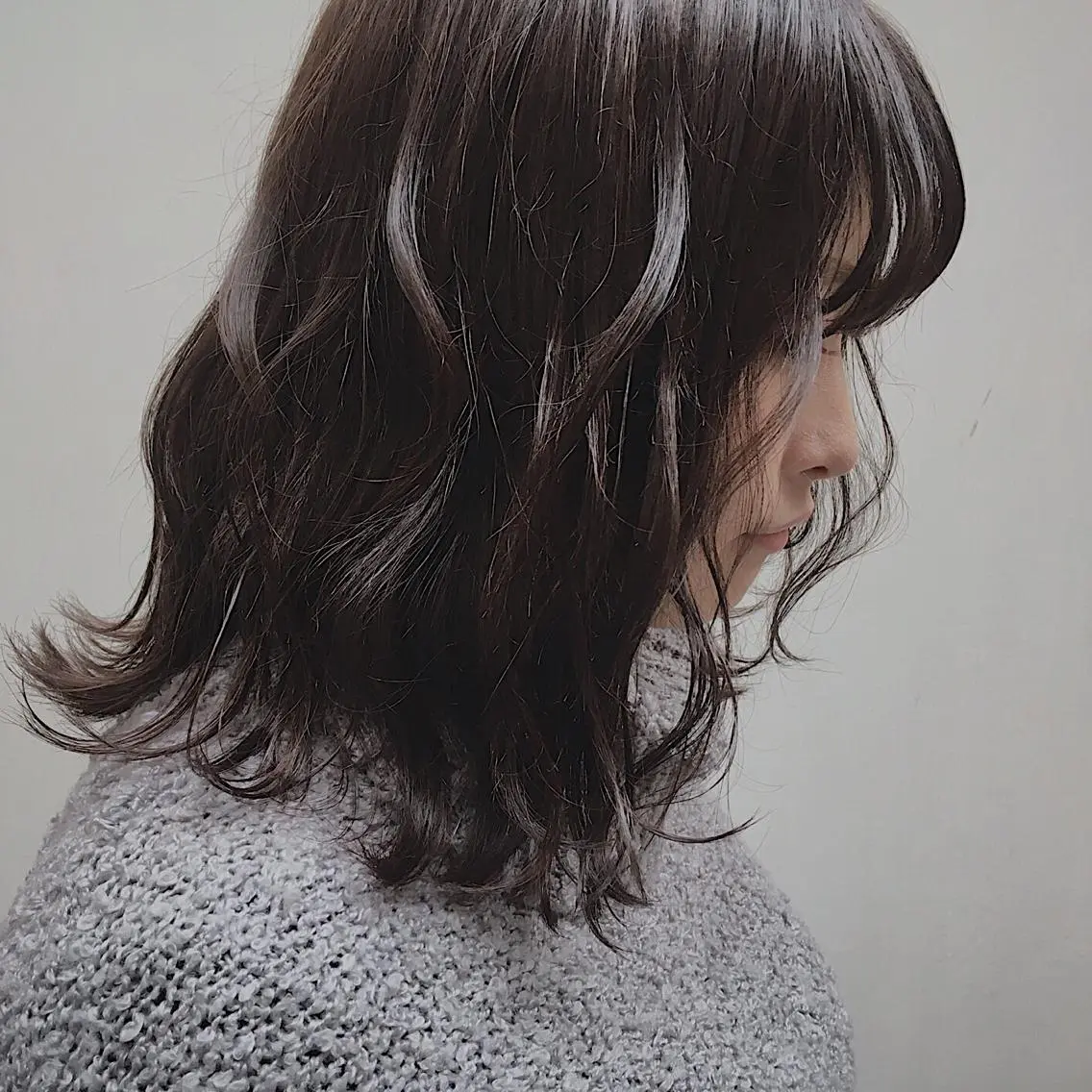 ミディアム カラー ブリーチ ケアブリーチ 透明感カラー ダブルカラー カット ヘアカラー トリートメント 山中 直輝のヘアスタイル