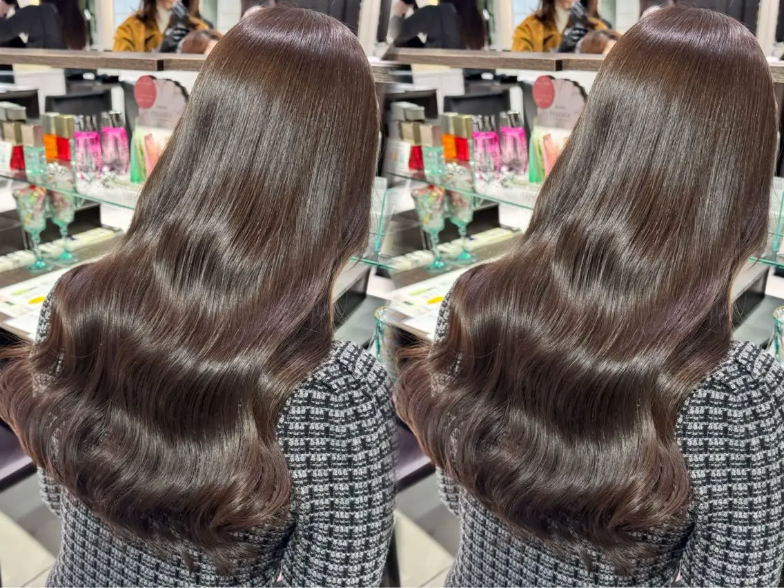 カラー のあ🍀ヘアカラー/ 透明感/アレンジのヘアスタイル
