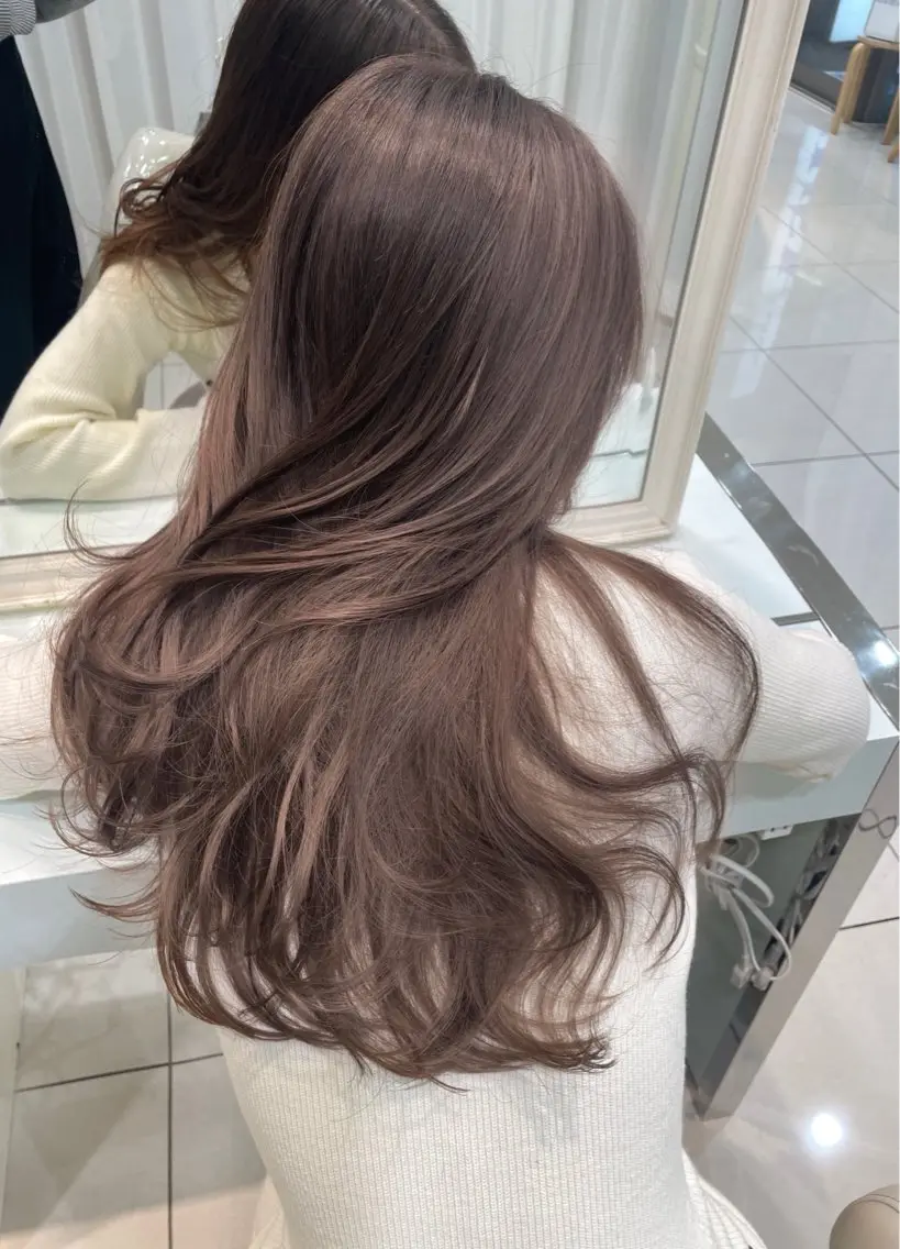 ロング カット ヘアカラー トリートメント ♡大人カワイイ hair♡徳井はやとのヘアスタイル
