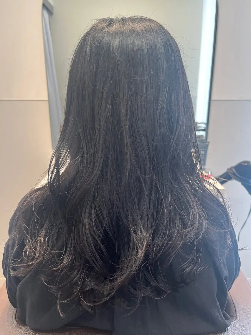 ロング カラー 髪質改善 トリートメント 藤井 仁紀のヘアスタイル