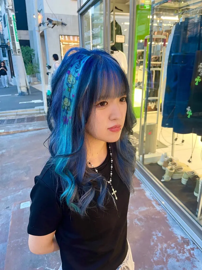 カラー ヘアカラー デザインカラー🍬✨ 透明感カラー✨ナナのヘアスタイル