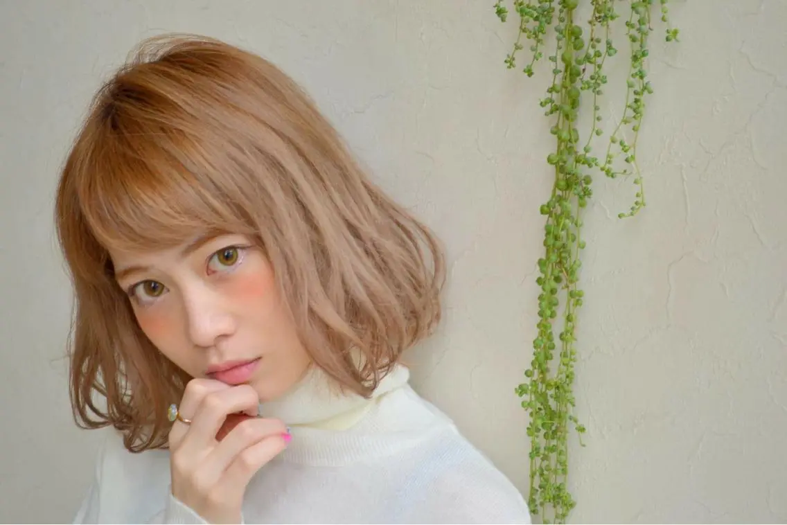 ショート ミディアム カラー ハイトーンカラー ボブ メンズ指名多数!! 田島史也のヘアスタイル