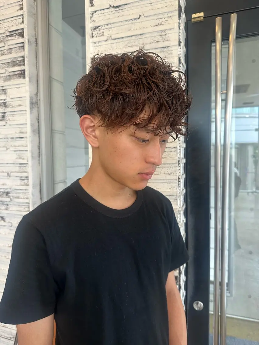 ショート パーマ パーマ 名古屋カラー ひかりのヘアスタイル