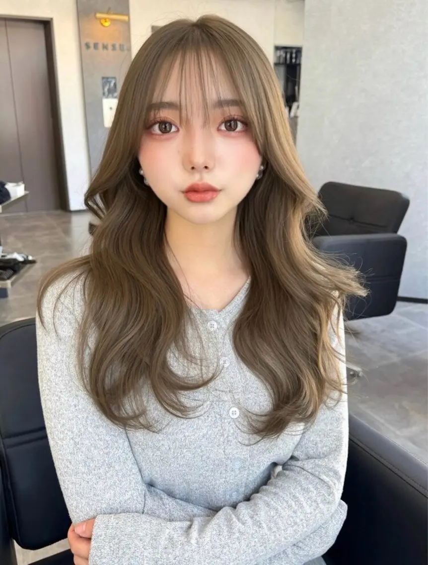 セミロング sense. みなとのヘアスタイル