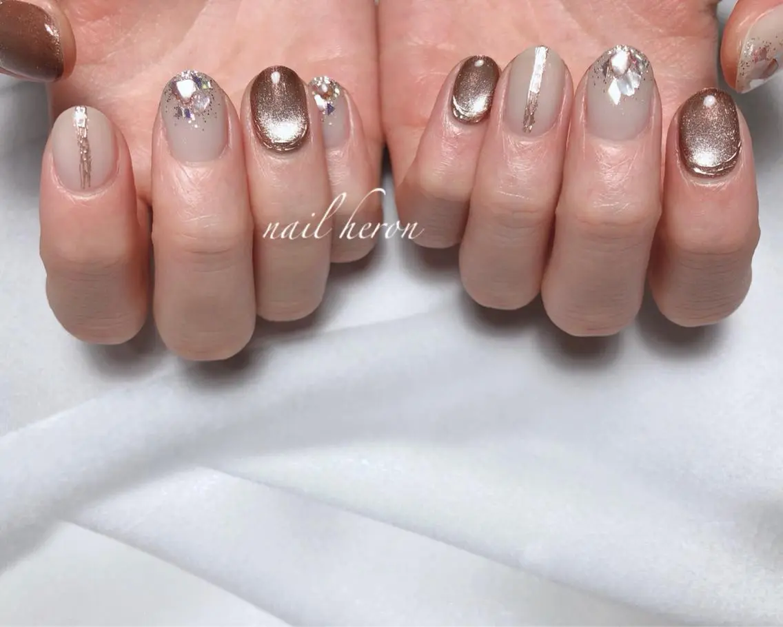 ネイル ハンドネイル saki_ nail heronのネイルデザイン