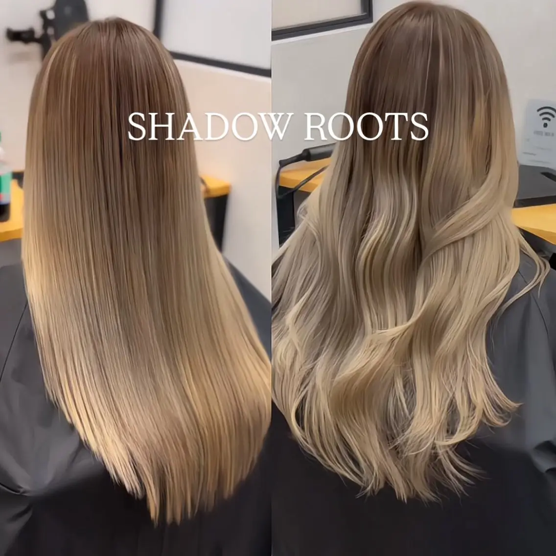 ロング カラー バレイヤージュ グラデーションカラー ハイトーンカラー 外国人風カラー レイヤーカット ヘアカラー 🌟心斎橋レイヤー 艶ハイトーン/ウルフのヘアスタイル