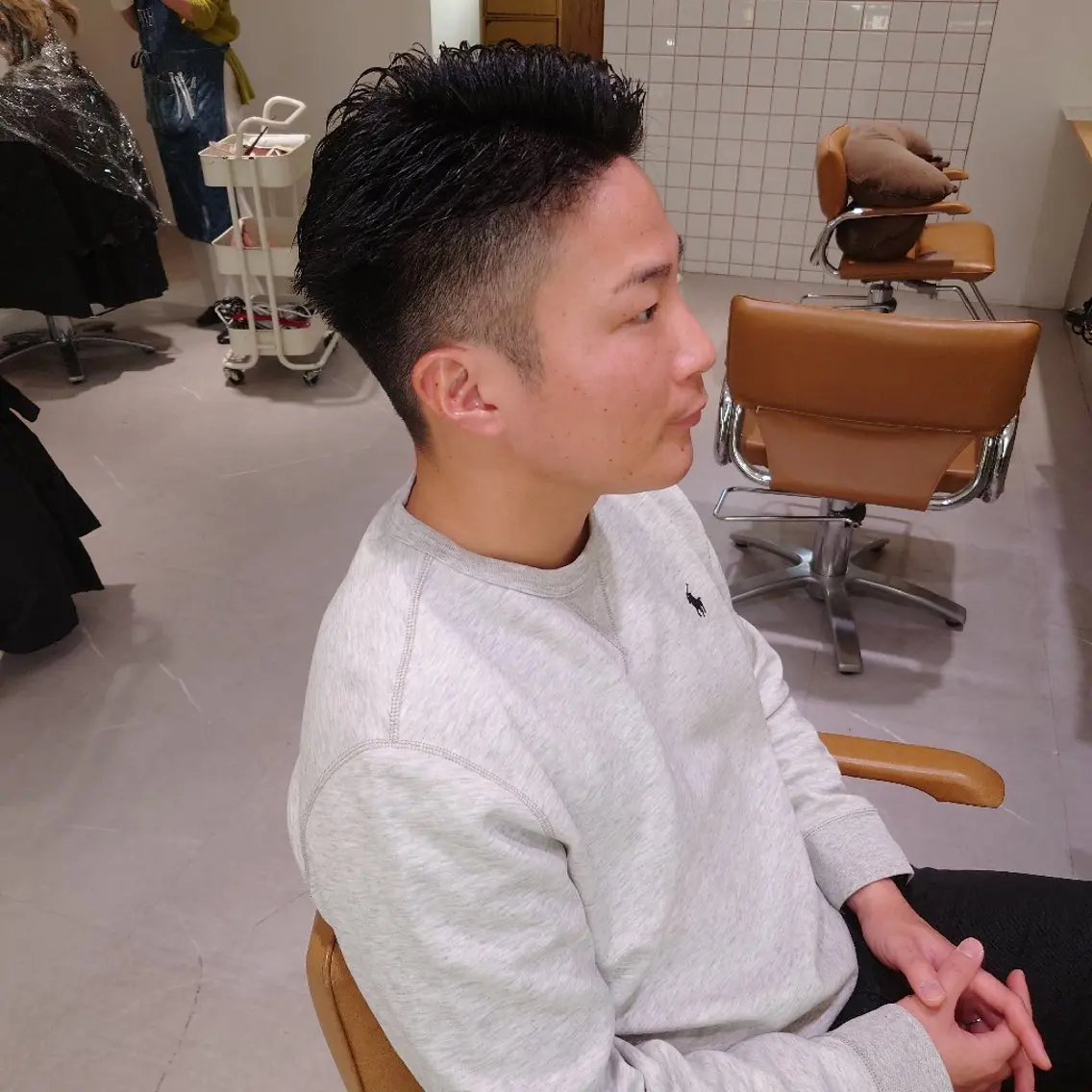 ショート ナカヤマ ヒロトのヘアスタイル