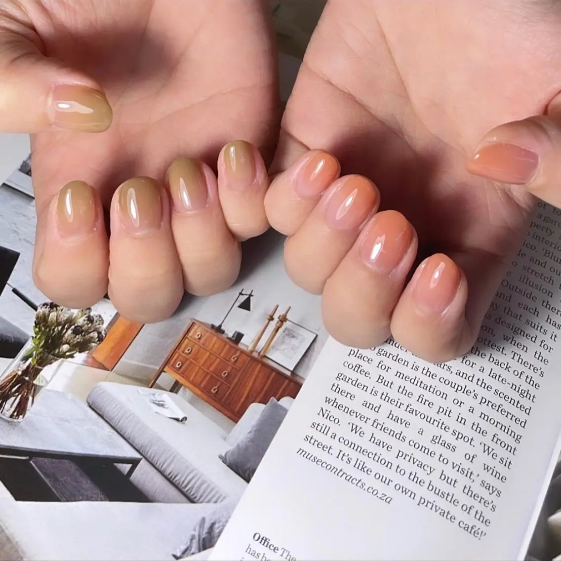 ネイル グラデーション ハンドネイル Lofinails ちひろのネイルデザイン