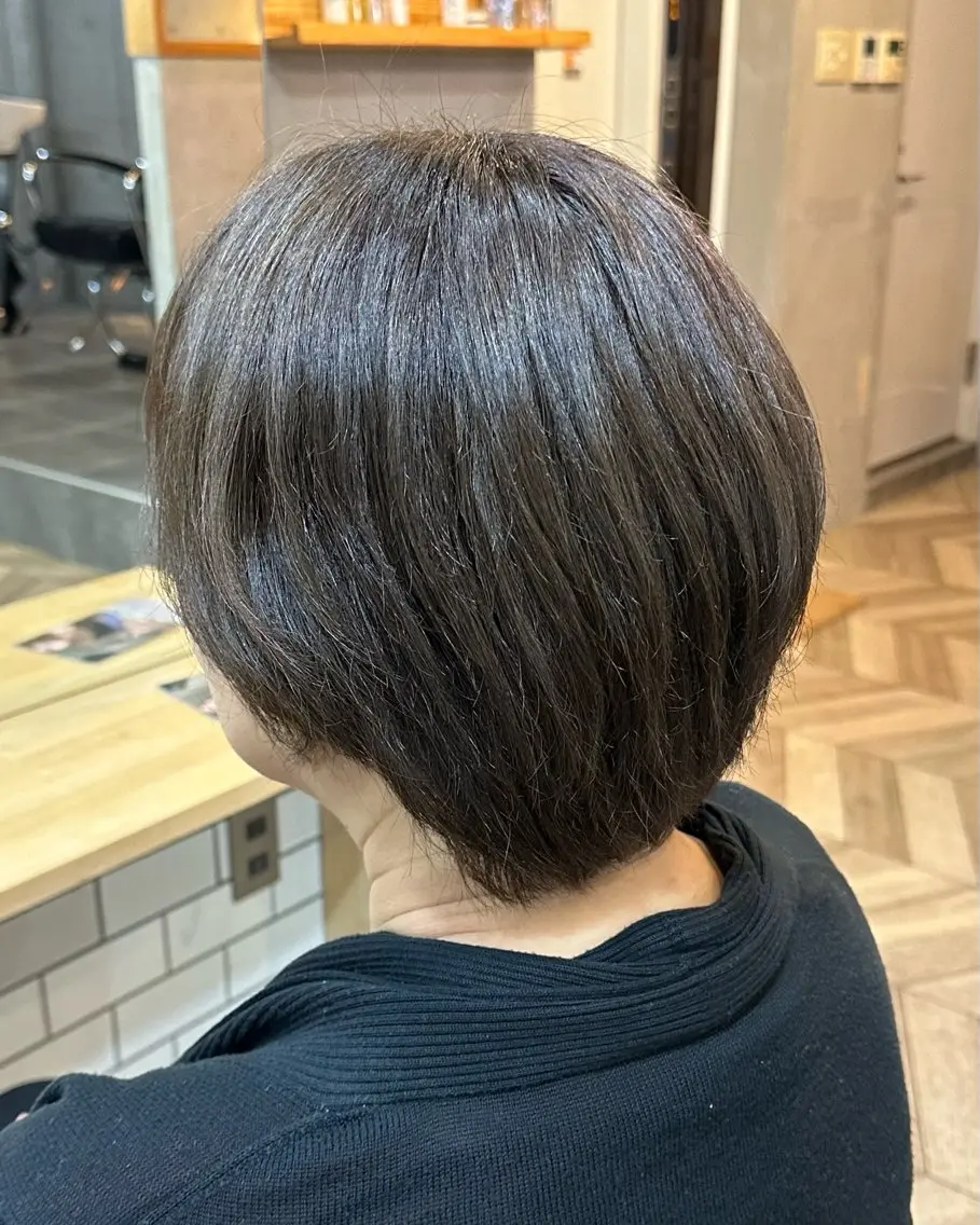 カラー ブラウンカラー オリーブブラウン ヘアカラー Angelica 内海  遥奈のヘアスタイル