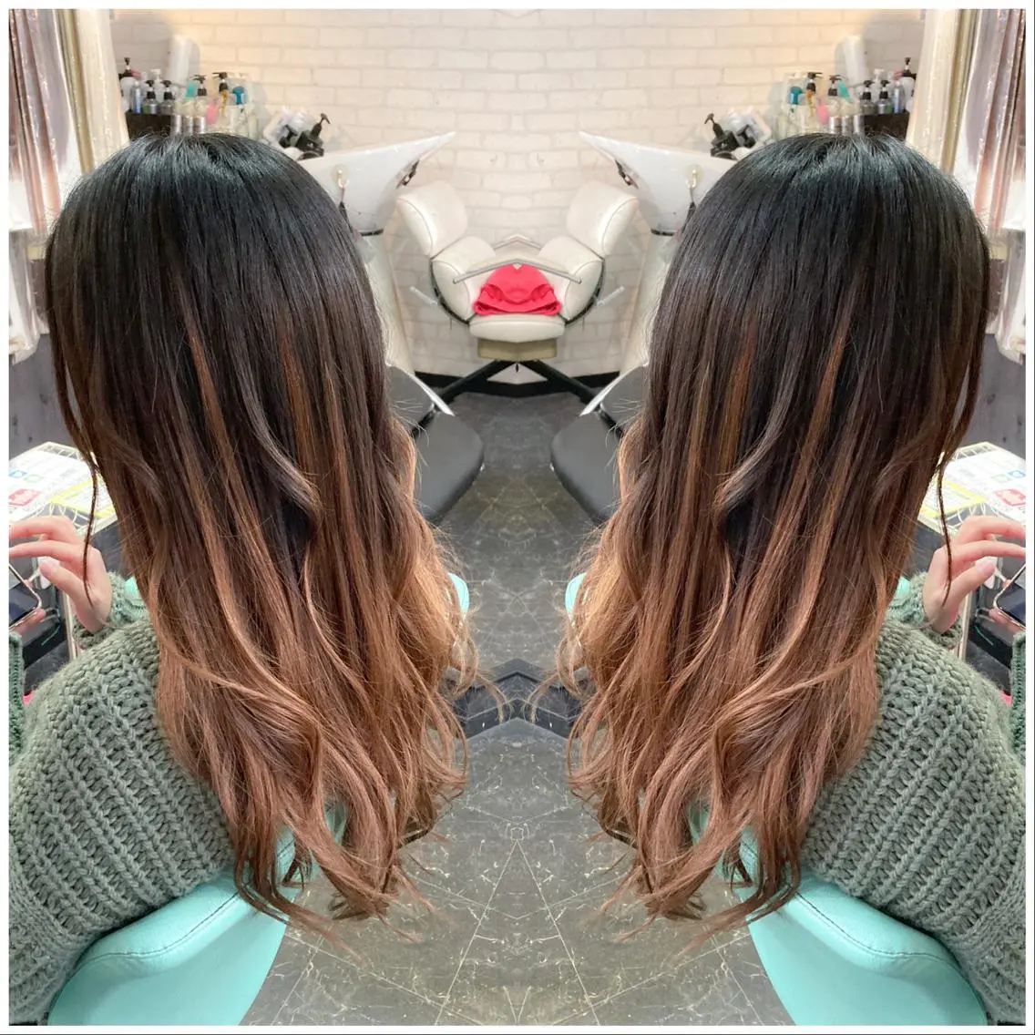ロング Kimura Shinyaのヘアスタイル