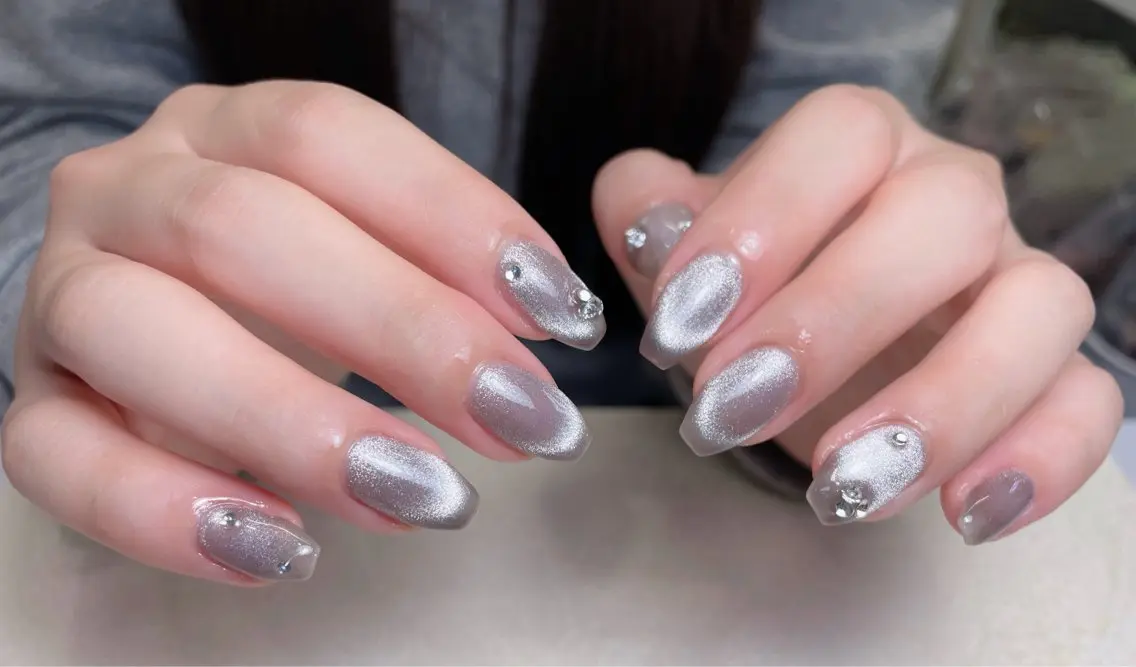 ネイル フレンチネイル ジェルネイル オフィスネイル ワンカラーネイル パラジェル 中野駅から2分 MEO NAILのネイルデザイン