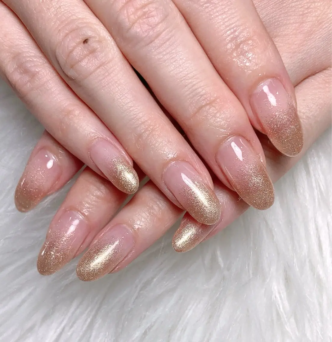 【❣️当日予約限定❣️ 】💅うる艶ワンカラー / ラメグラ💅✨（フィルイン施術）オフ込みの写真