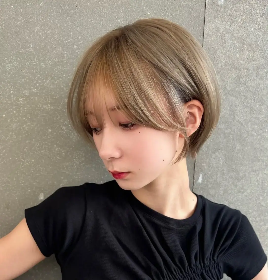 ショート ショートボブ ボブ ショートヘア 🎀透明感カラー shizuka🎀のヘアスタイル