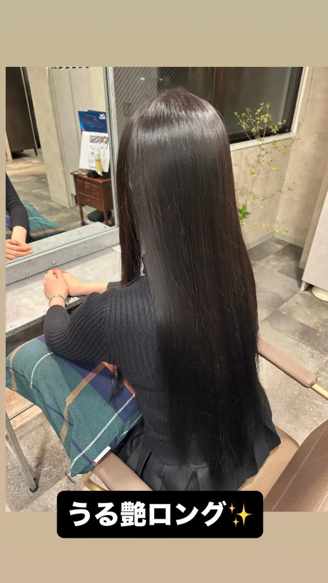 ロング ロング カット 阿部修士 カットモデル募集中のヘアスタイル