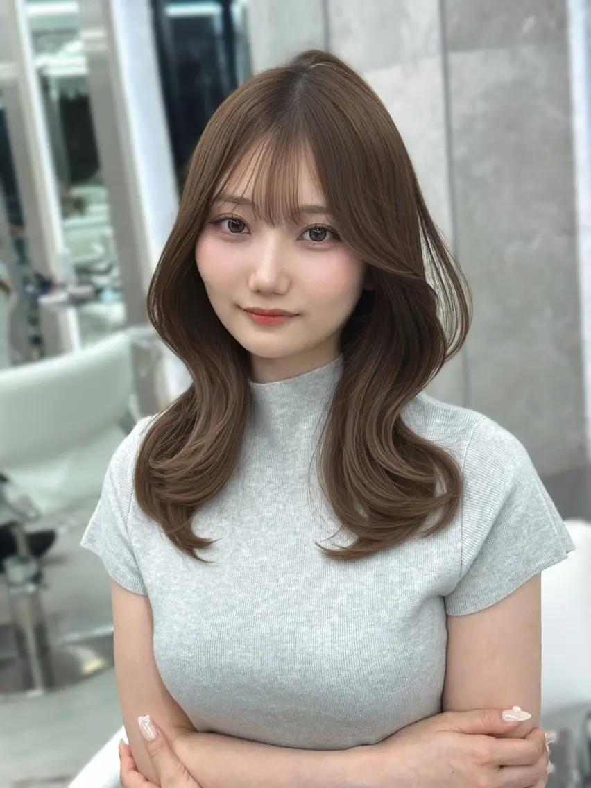 ミディアム 小林 拳人のヘアスタイル