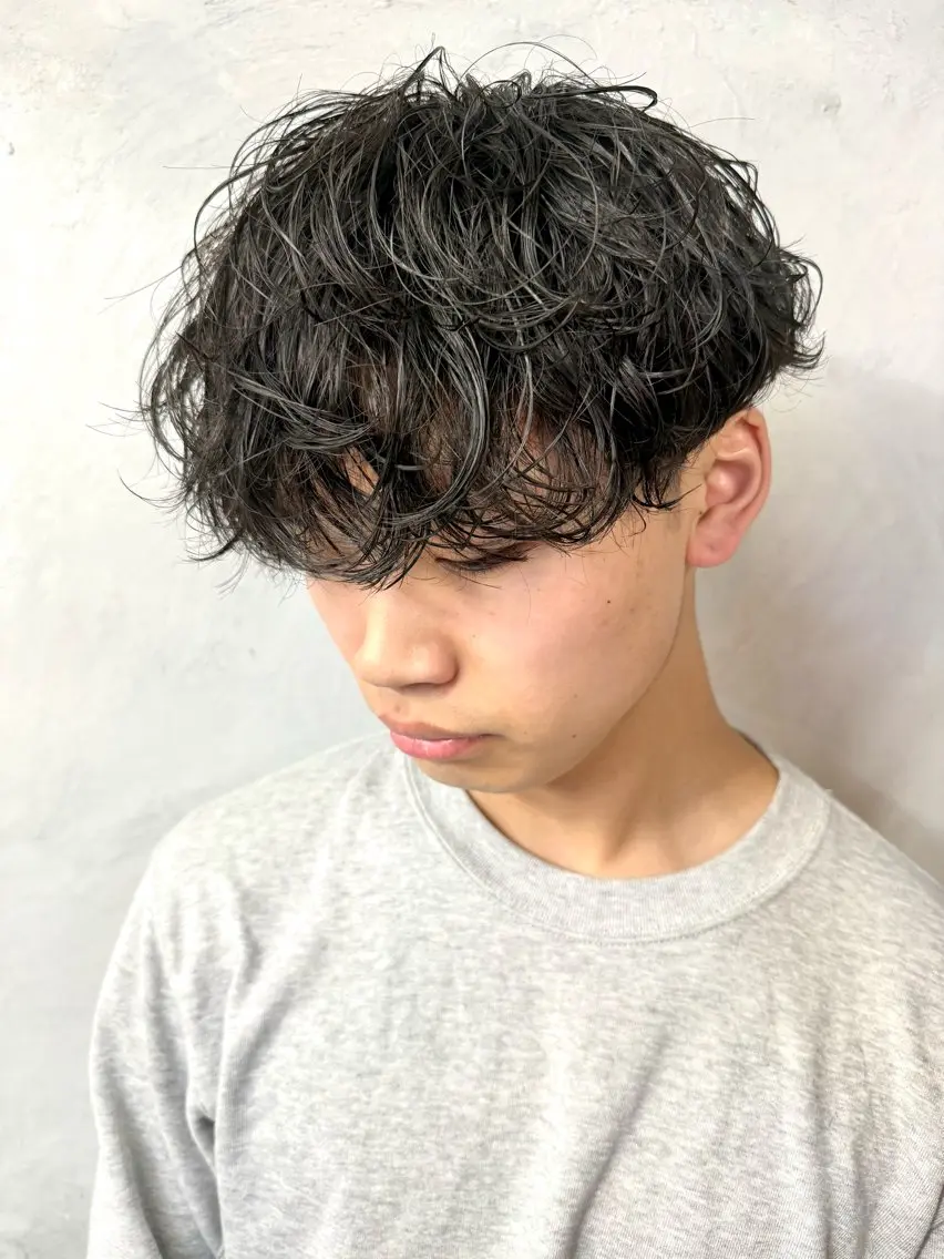 メンズ カット パーマ 沖縄メンズパーマ/ TSUME🌈のヘアスタイル