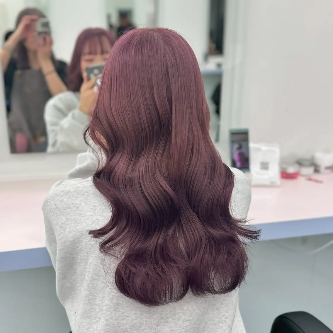 ミディアム カラー 💗透明感モテヘア 💗SAYA💗のヘアスタイル