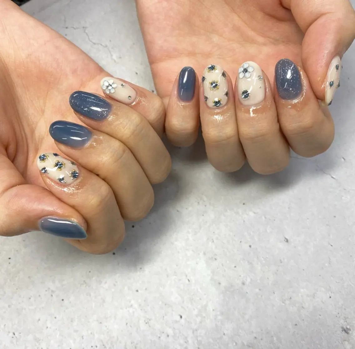 ネイル アートネイル 韓国ネイル ハンドネイル nailst MIKUのネイルデザイン