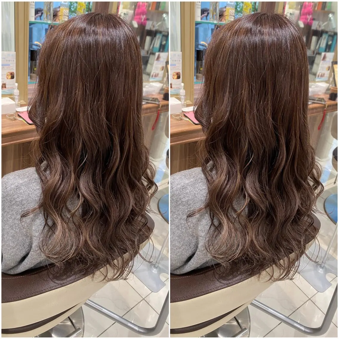 ロング カラー 全席個室　暖色カラー Zina松園優香🌸のヘアスタイル