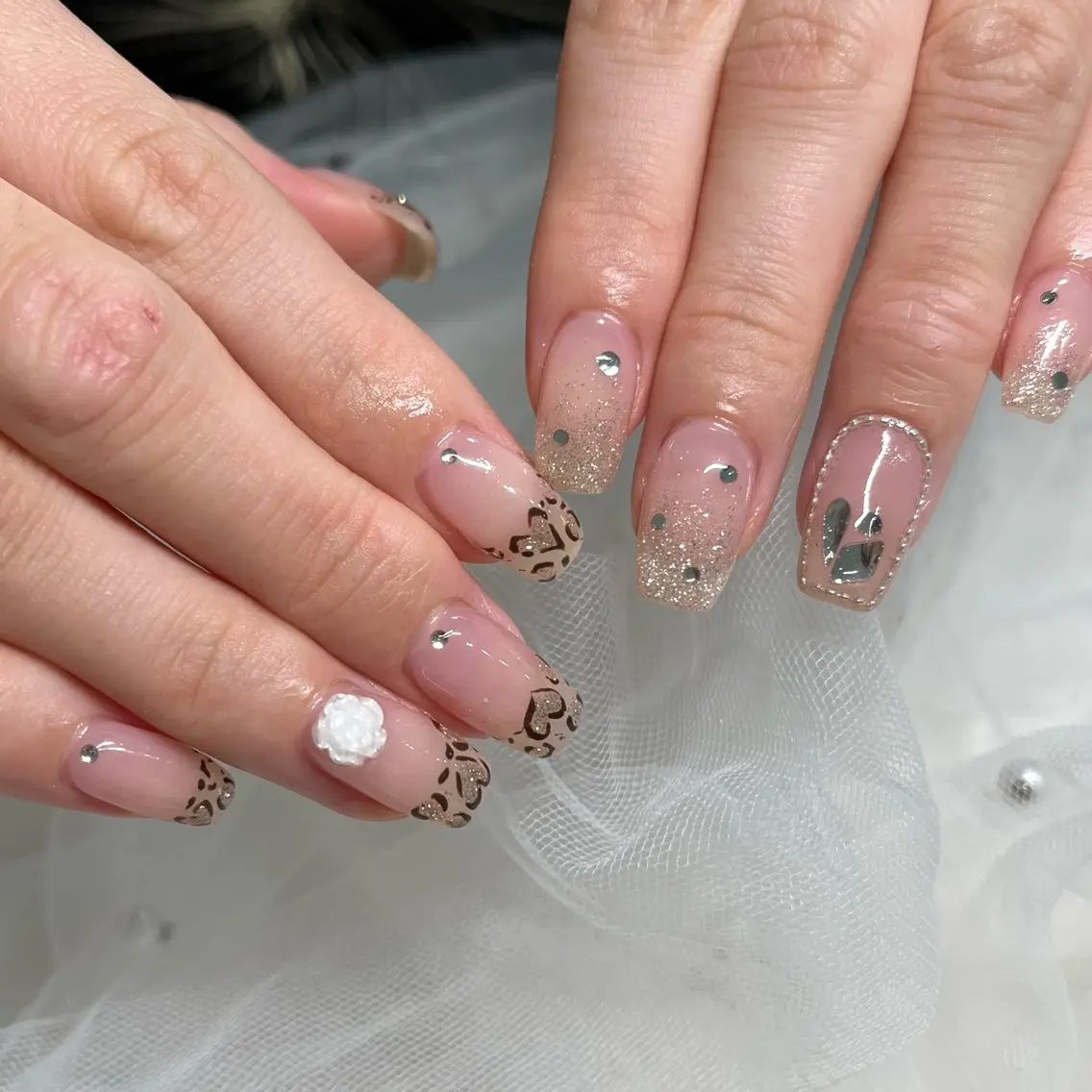 ネイル ハンドネイル joie ange rinna上本町のネイルデザイン