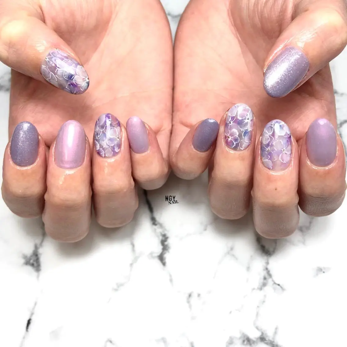 ネイル アートネイル フラワーネイル ニュアンスネイル ワンカラーネイル パステルネイル ハンドネイル NAIL NOWのネイルデザイン