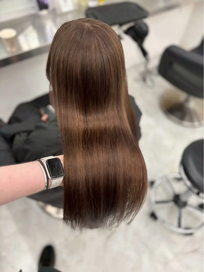ロング カラー カット ヘアカラー 上品モテヘア🩶 karen🩶のヘアスタイル