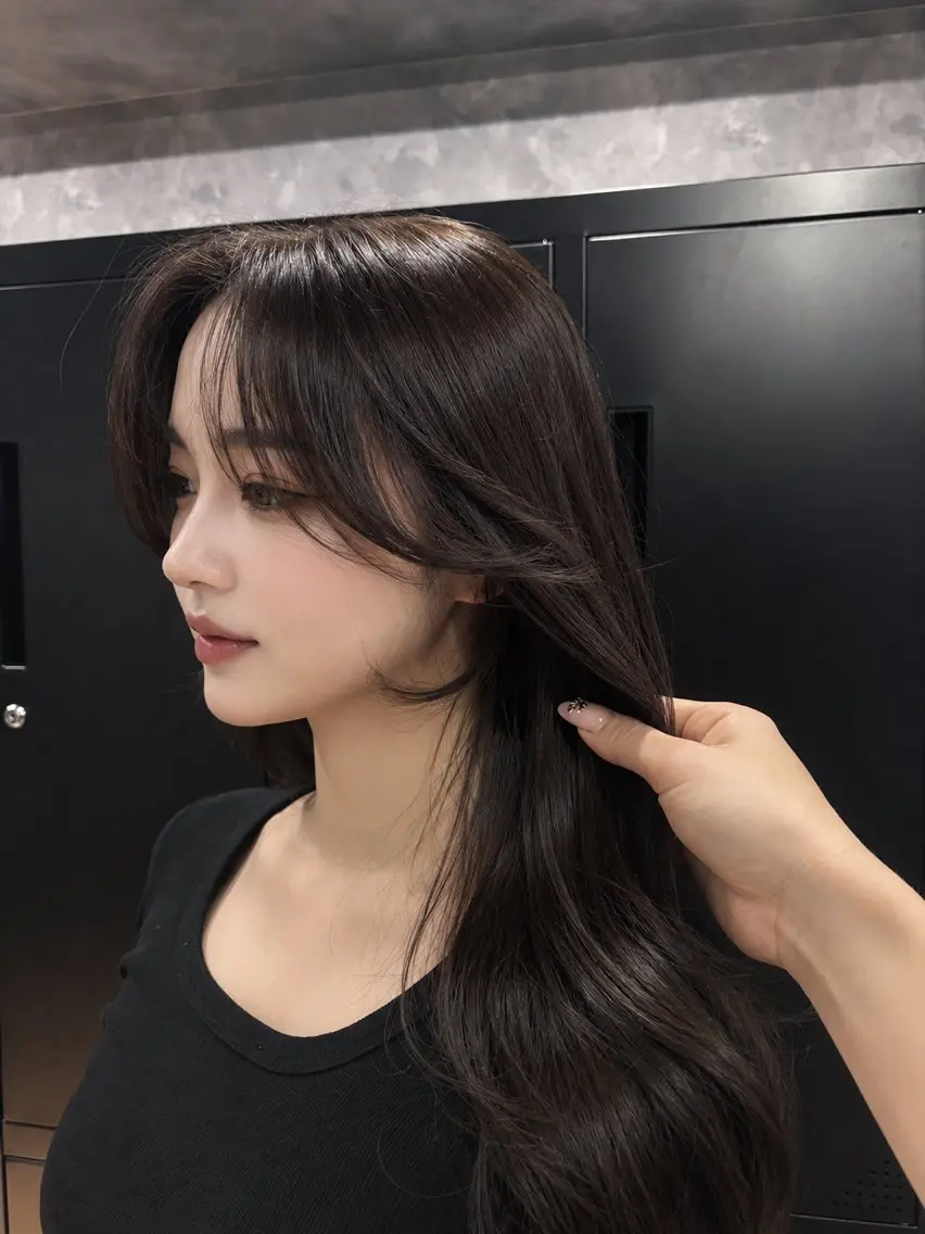 カット 韓国・網紅style 🦋HONOKA🦋のヘアスタイル
