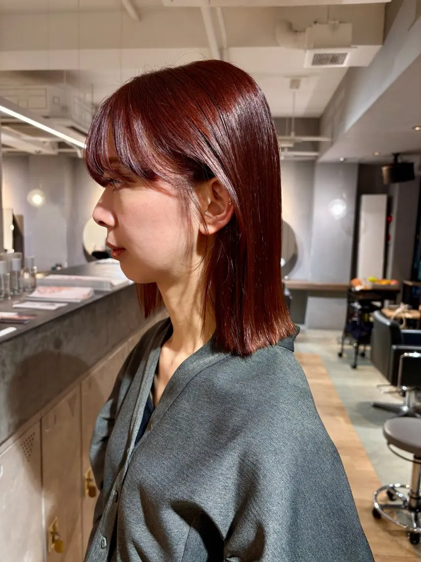 カラー ヘアカラー 🎀西川芽依/ 暖色カラー🎀のヘアスタイル