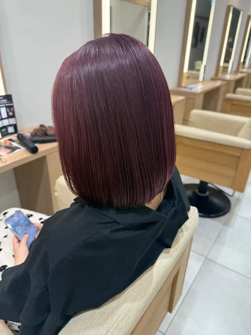 ミディアム カラー 池島 輝保のヘアスタイル