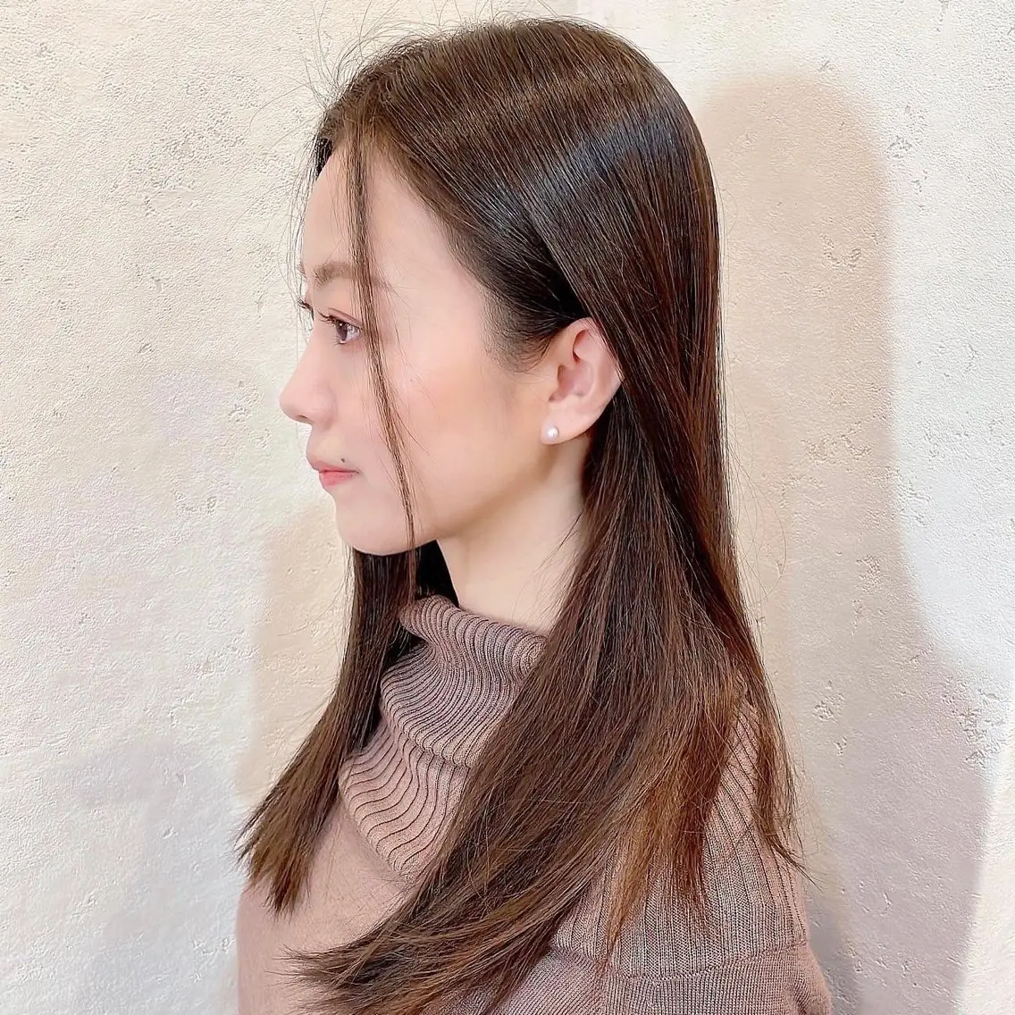 ロング 🌹ハッシュカット、 レイヤー韓国ヘア🌹のヘアスタイル