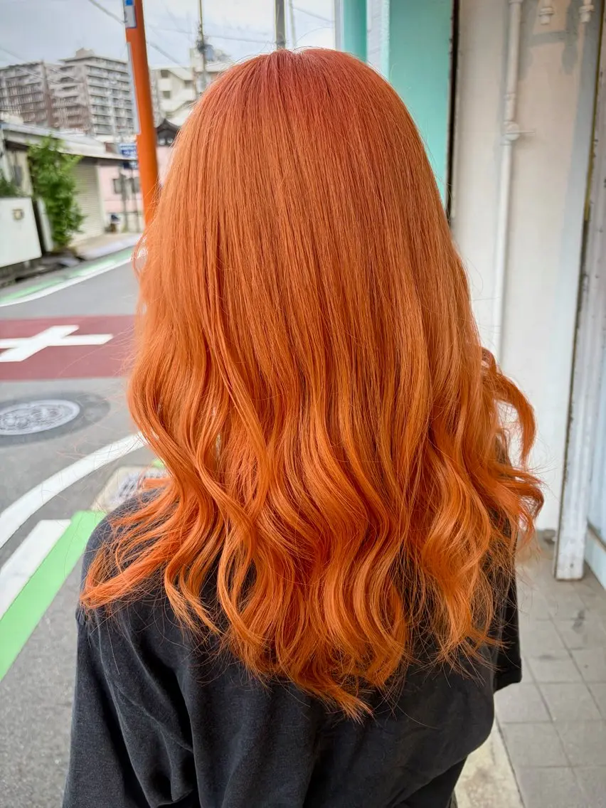 カラー カット ヘアカラー トリートメント 🫧小峰 夕依のヘアスタイル