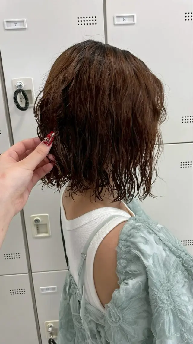 パーマ カット パーマ トリートメント 🎵ハイトーン/ ブロンド⭐️MANAのヘアスタイル