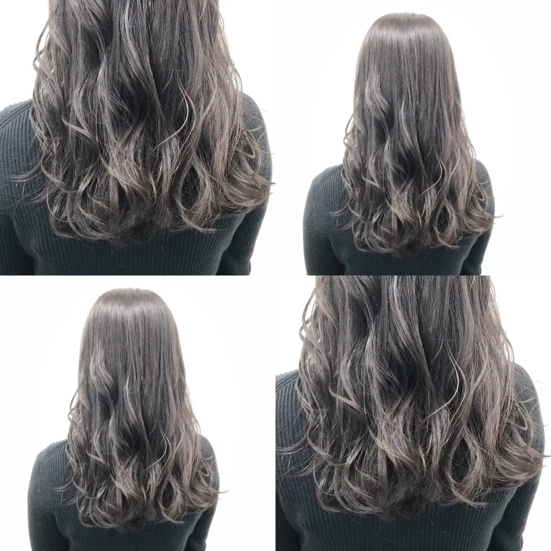 セミロング カラー パーマ ヘアアレンジ メンズ キッズ 上品＆韓国風 🥀海心🥀のヘアスタイル