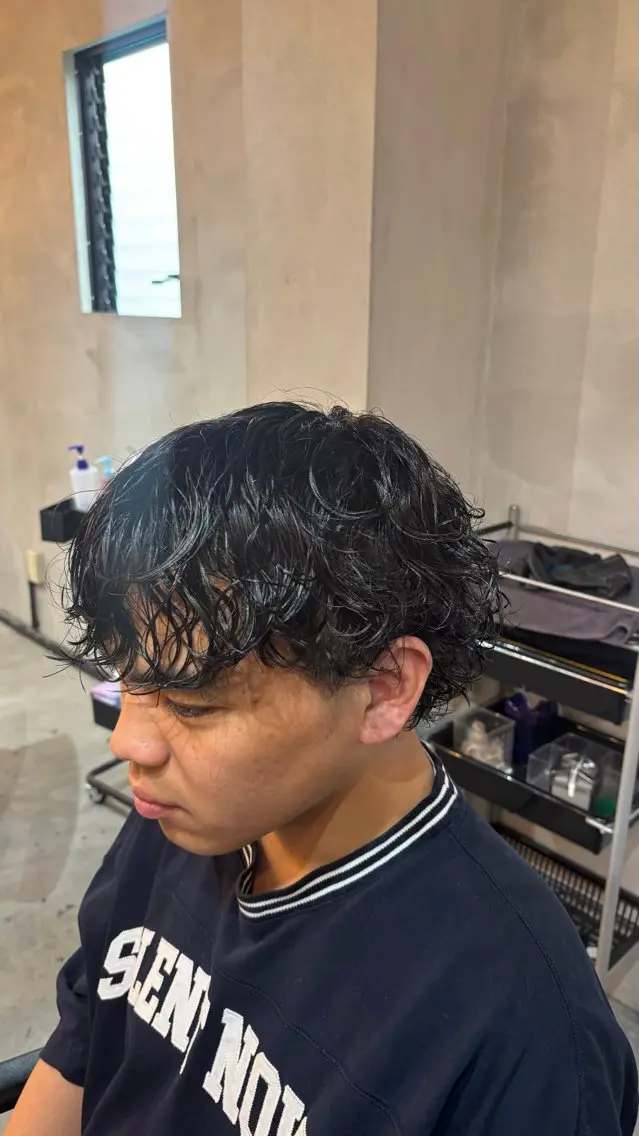 パーマ メンズ カット パーマ ツイスパ特化 TOSHIYAのヘアスタイル