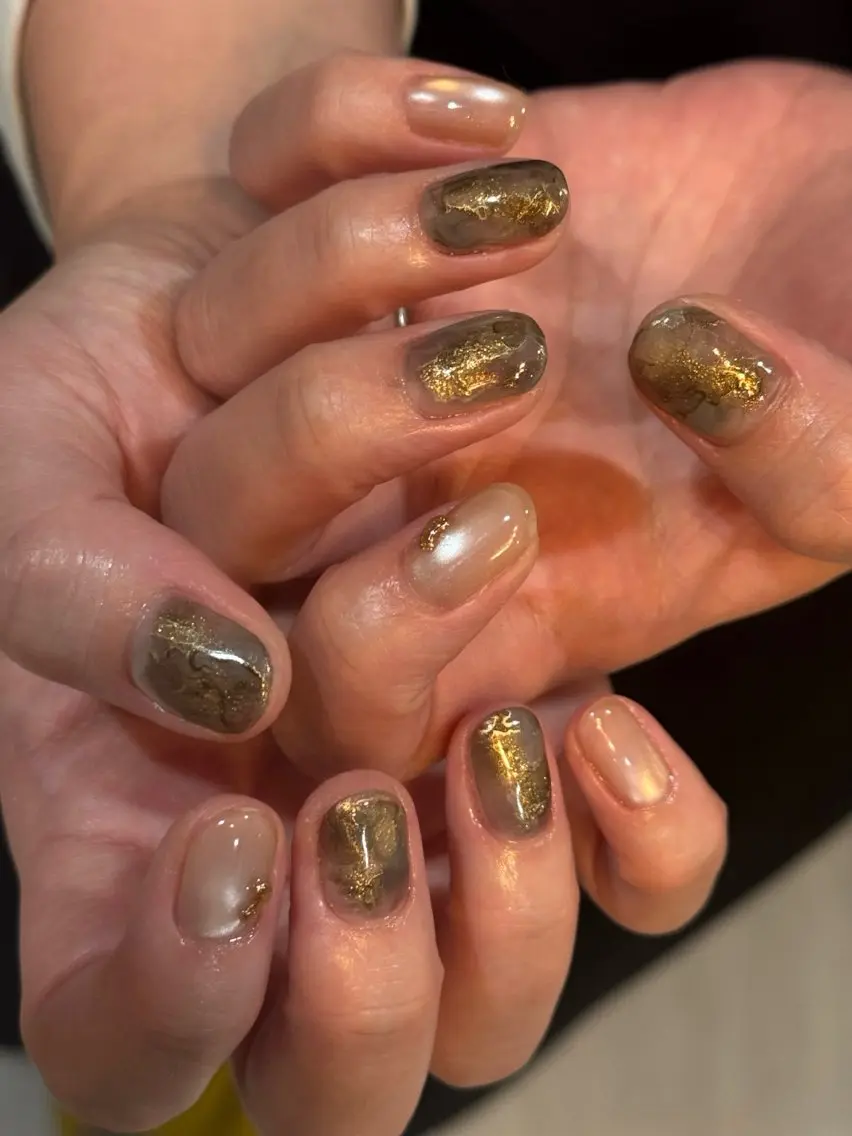 ネイル ニュアンスネイル ハンドネイル Blé nailのネイルデザイン