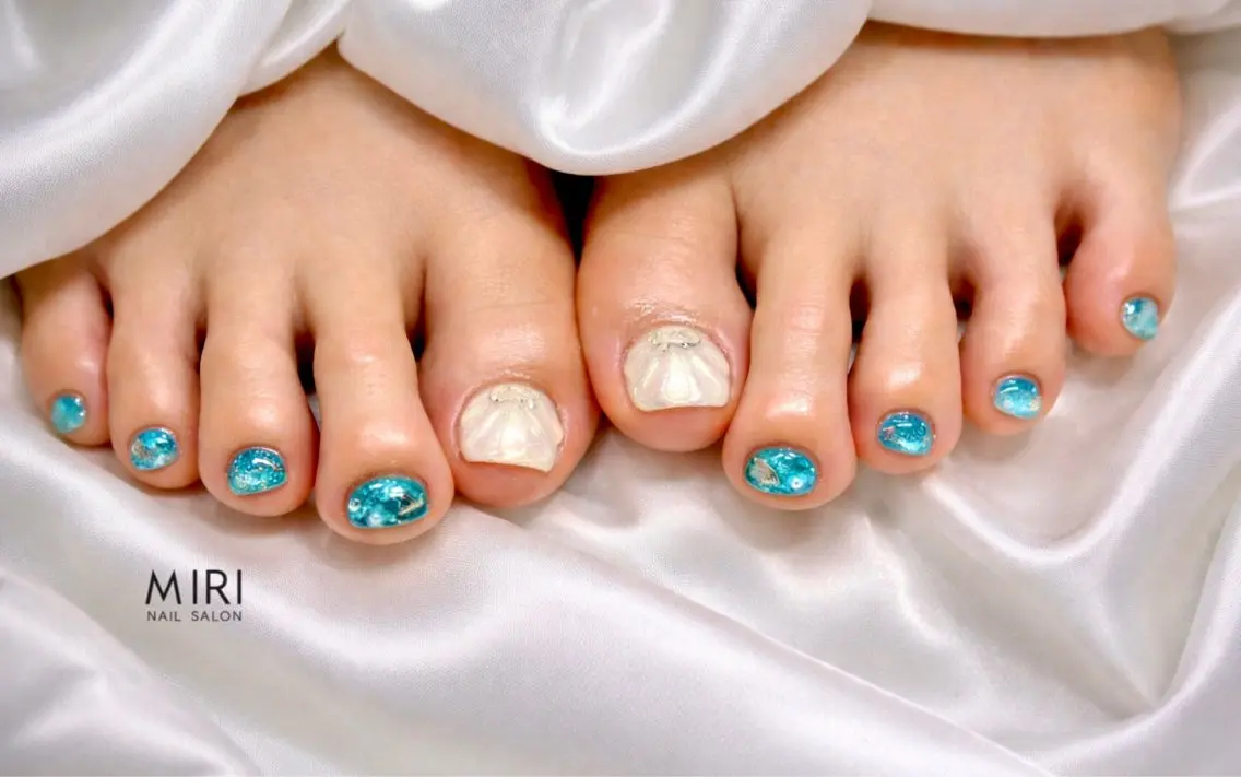 ネイル フットネイル Miri nail salonのネイルデザイン