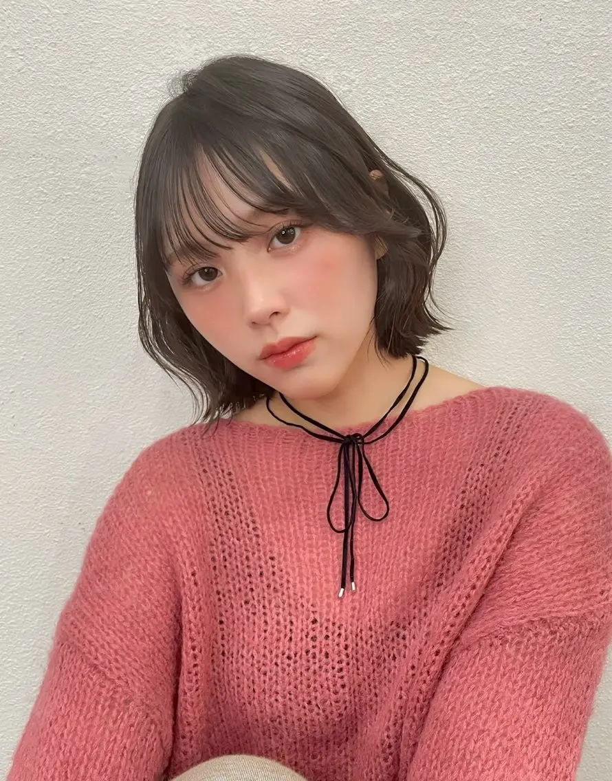 ミディアム 🩵レイヤー/ショー ト/🫧harukaのヘアスタイル