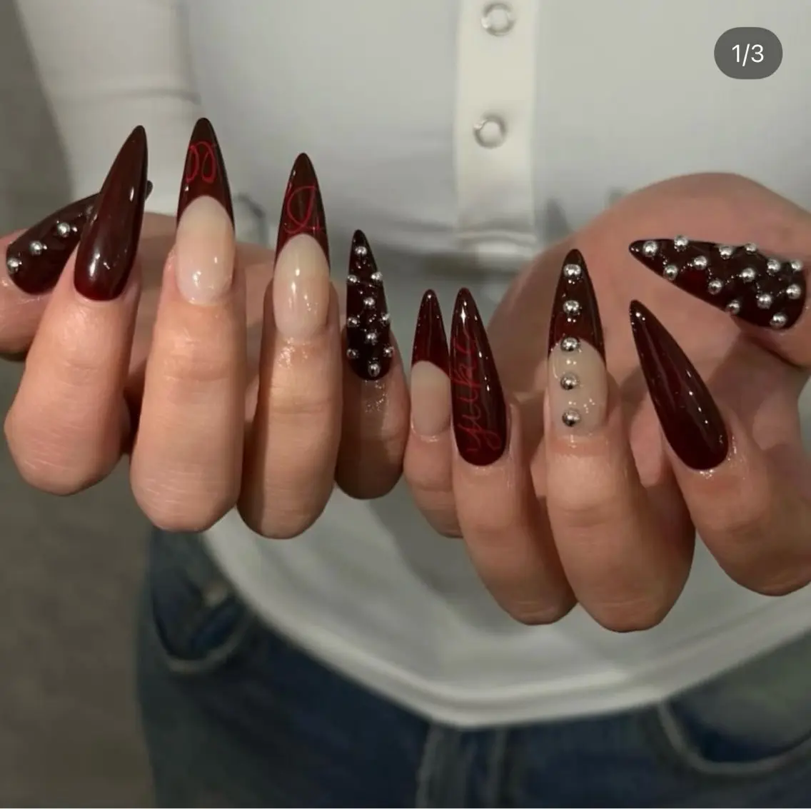 ネイル 韓国ネイル ニュアンスネイル シンプルネイル ワンホンネイル Nihonthy Nail 新宿のネイルデザイン