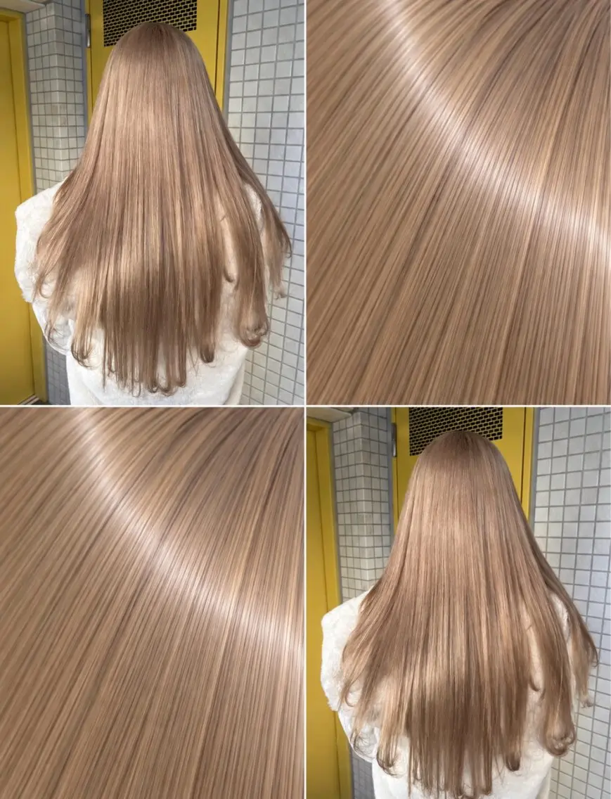 ロング カラー 色落ちまで盛れる 💟まなみのヘアスタイル