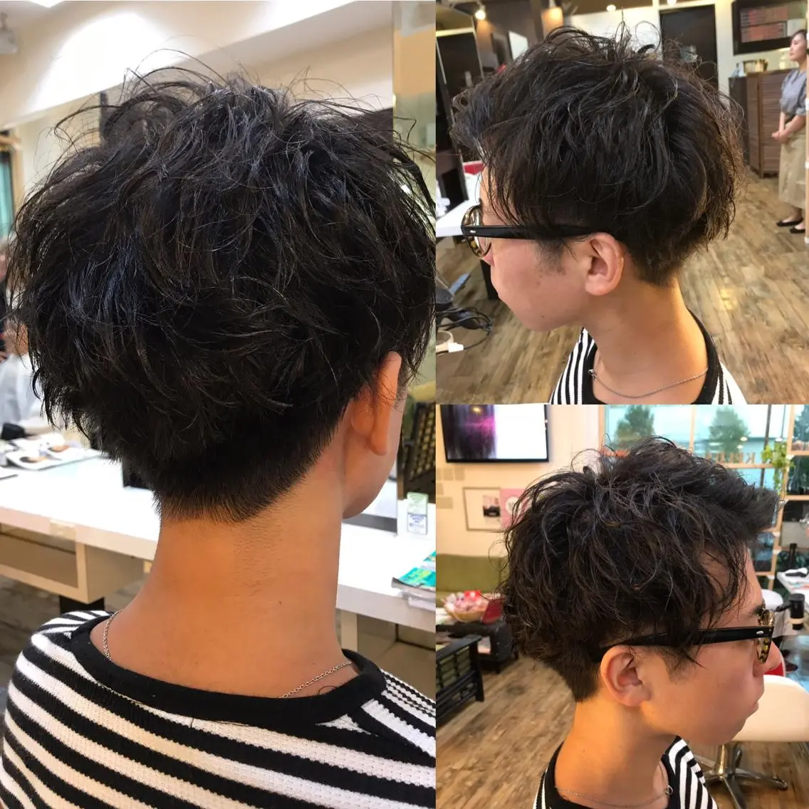 ショート メンズ メンズパーマ カット 赤羽、髪質改善サロン 吉野リョウスケのヘアスタイル