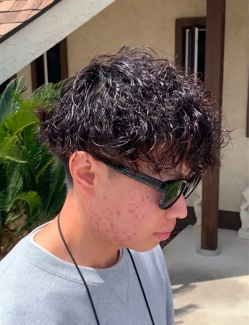 メンズ メンズパーマ 波巻きパーマ カット パーマ 罍旬太郎 💈メンズ特化💈のヘアスタイル