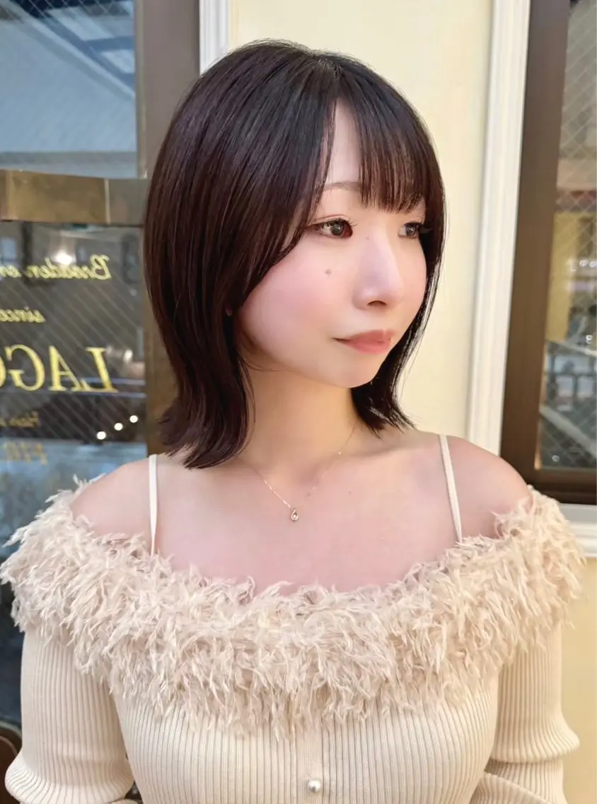 ショート 切りっぱなしボブ ショートボブ ボブレイヤー ボブ くびれヘア 似合わせカット🎀 𝑵𝒐𝒏𝒐🎀のヘアスタイル
