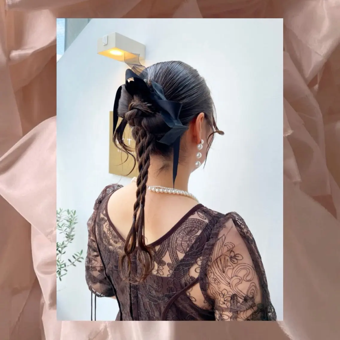 ヘアアレンジ 𝐌𝐢𝐮♥透明感 カラー♥のヘアスタイル