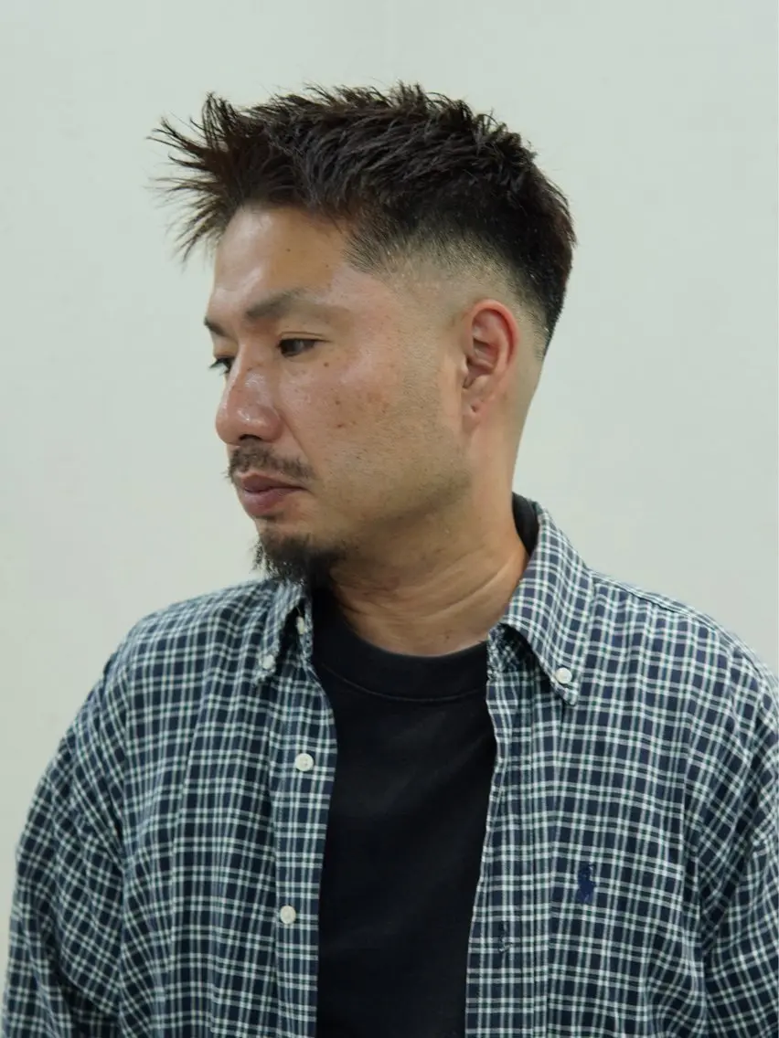 ショート パーマ メンズ カット パーマ トリートメント ヘアセット メンズパーマ特化 カバヤマ　リョウの眉毛・アイブロウイメージ