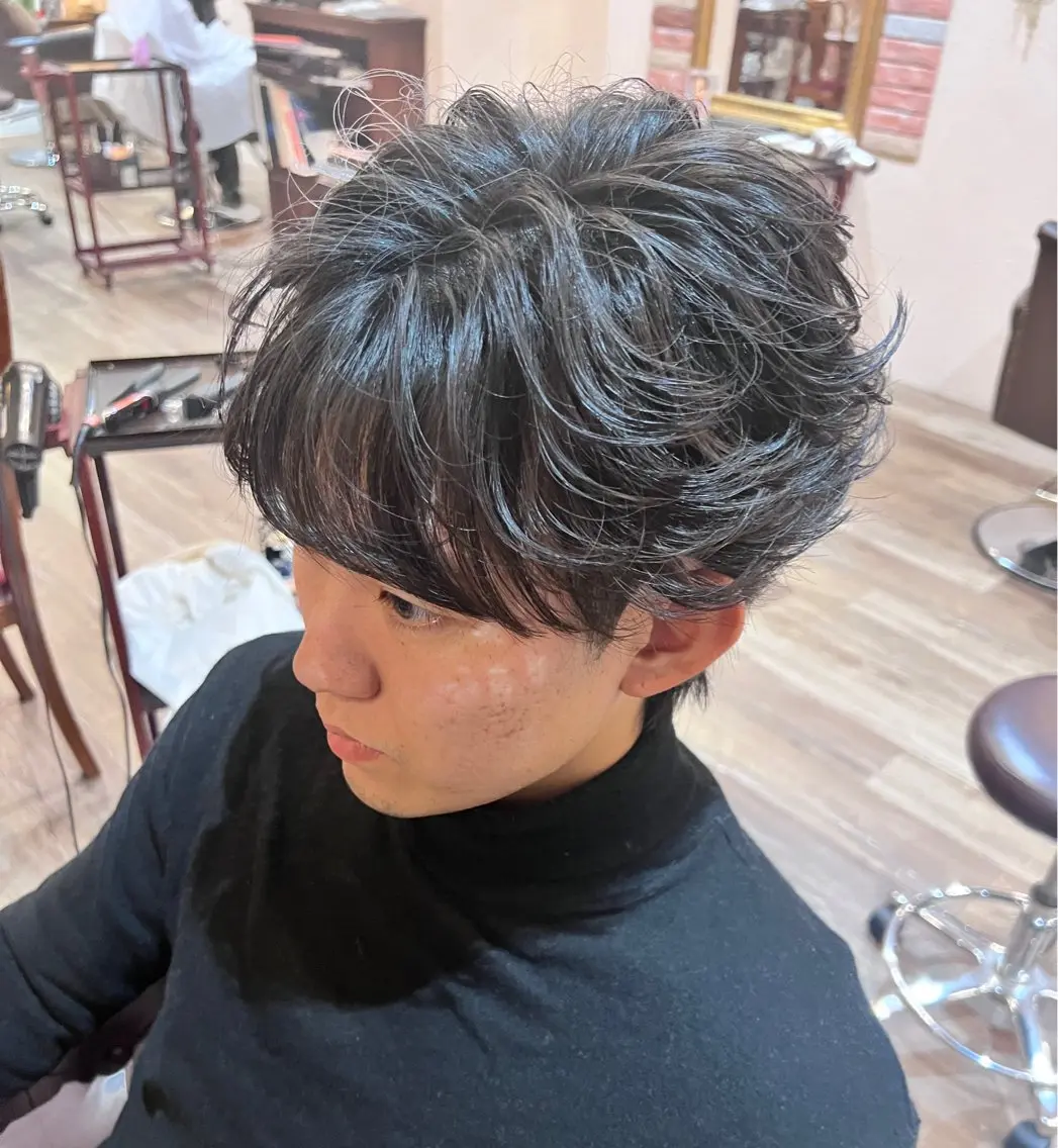 【メンズ限定】カット＋毛流れパーマの写真