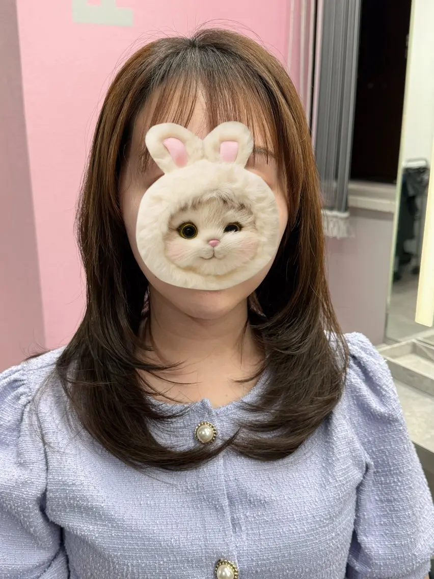 セミロング Ryuya RLINOのヘアスタイル