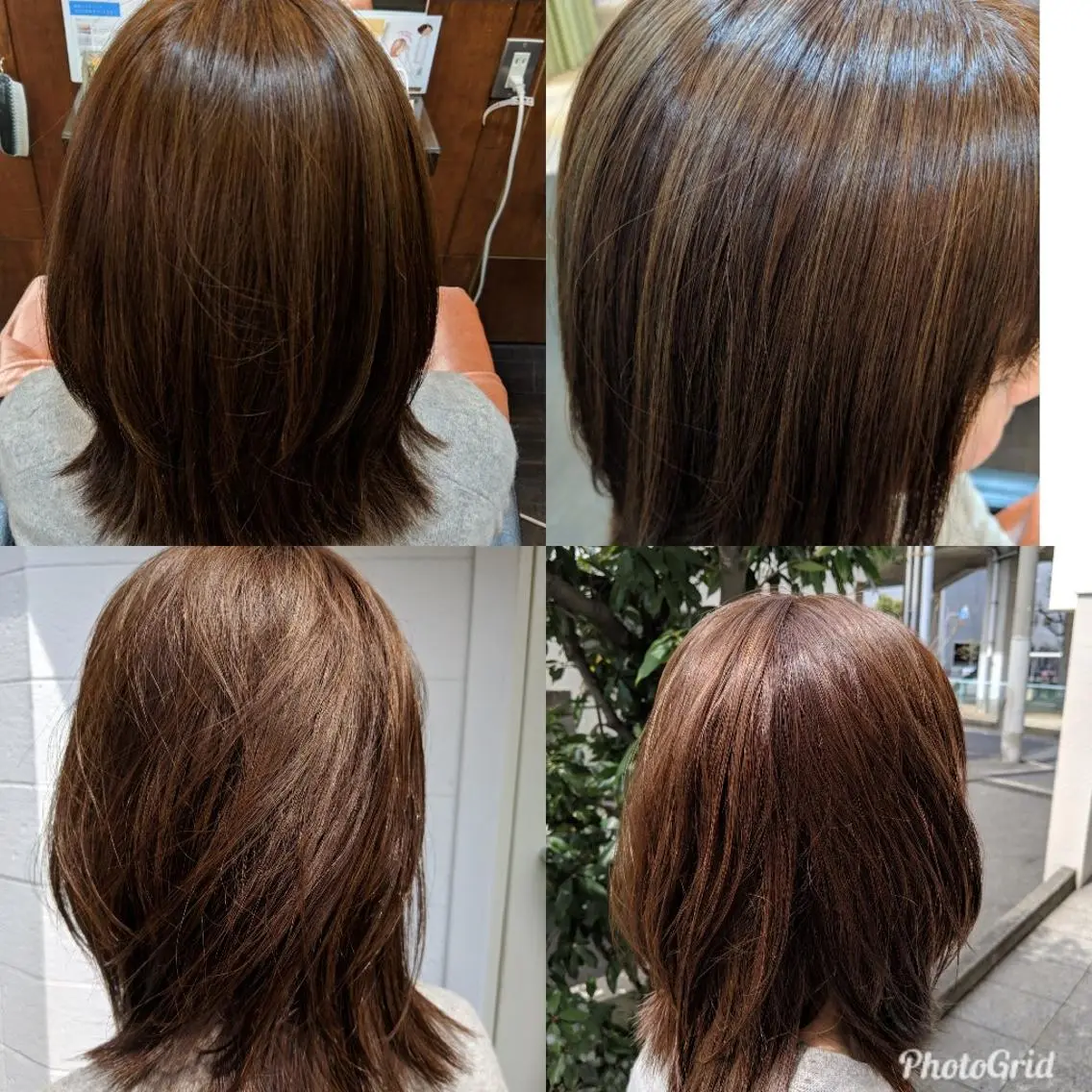 ミディアム カラー アッシュ ハイライトカラー ハイライト カット ヘアカラー トリートメント ヘッドスパ 平田 愛美のヘアスタイル