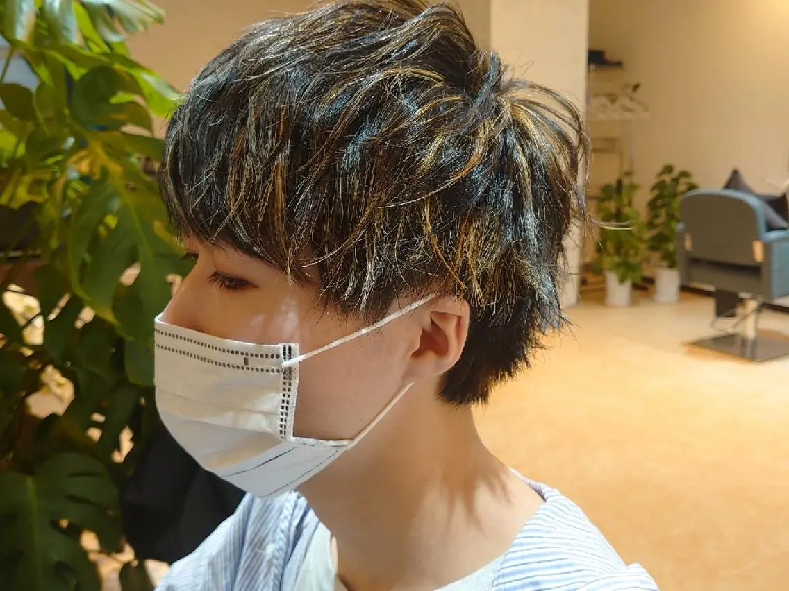 メンズ メンズハイライト メンズメッシュ ☆ shotaのヘアスタイル
